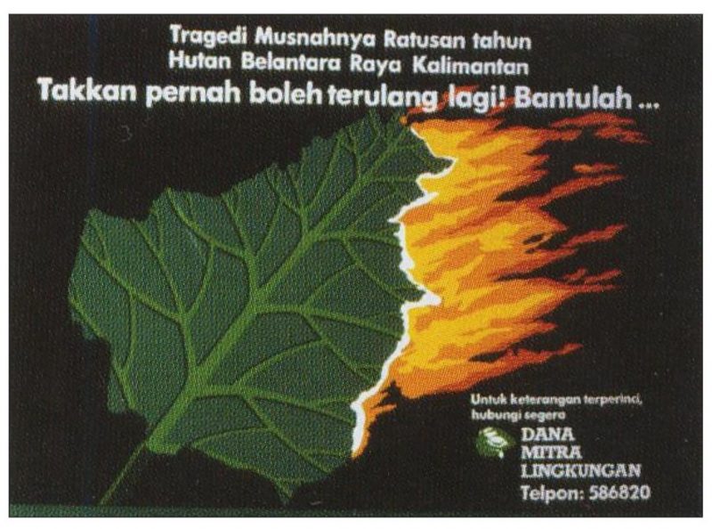Iklan layanan masyarakat tentang kebakaran hutan di Kalimantan