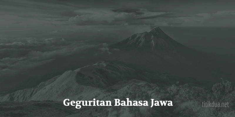 53 Contoh Geguritan Bahasa Jawa Tema Pendidikan Dan Lingkungan