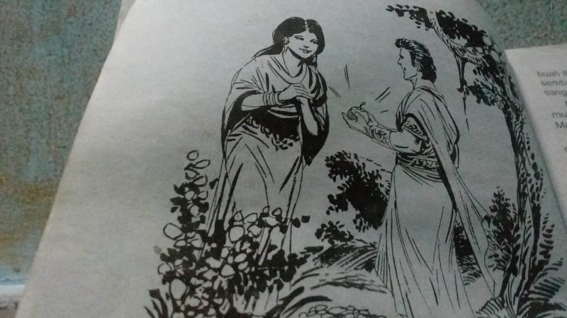 Hawa membujuk Nabi Adam memakan buah khuldi
