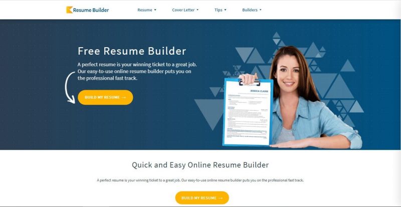 Membuat resume yang menarik di ResumeBuilder.org