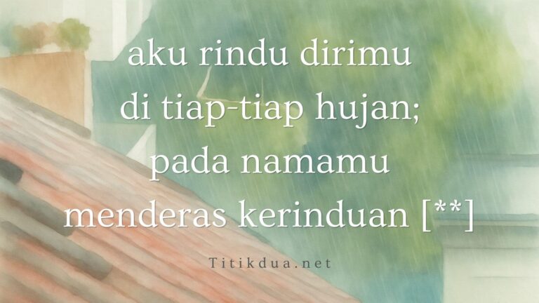 Puisi Hujan