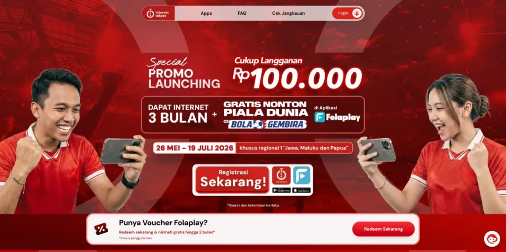 Halaman Utama Internet Rakyat