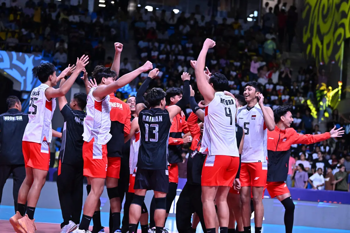 Indonesia memastikan tempat di final AVC Men's Volleyball Cup 2026