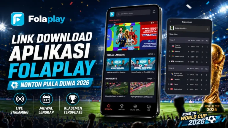 Link Download Aplikasi FolaPlay untuk Nonton Piala Dunia 2026
