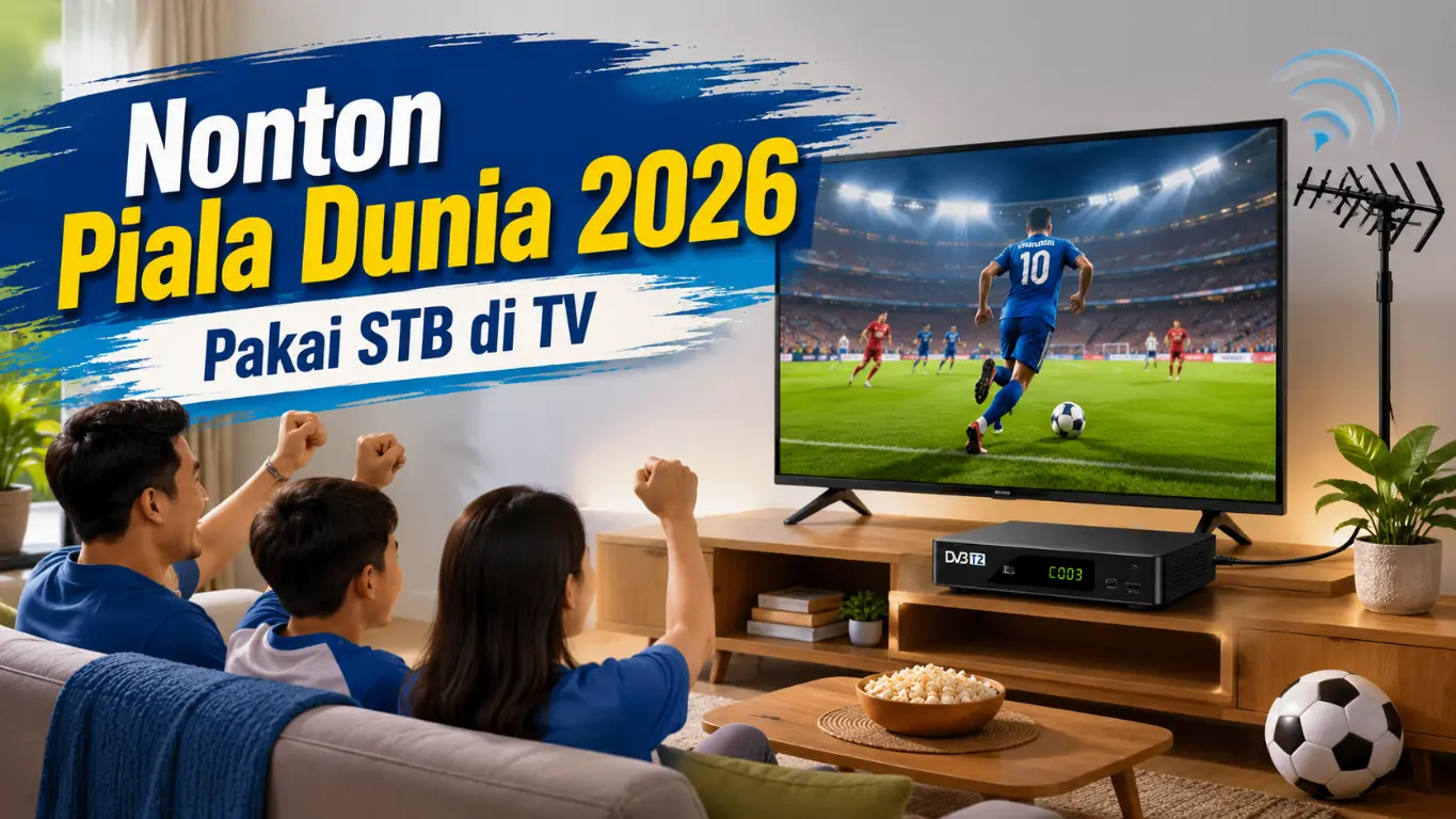 Nonton Piala Dunia 2026 Gratis Pakai STB di TV