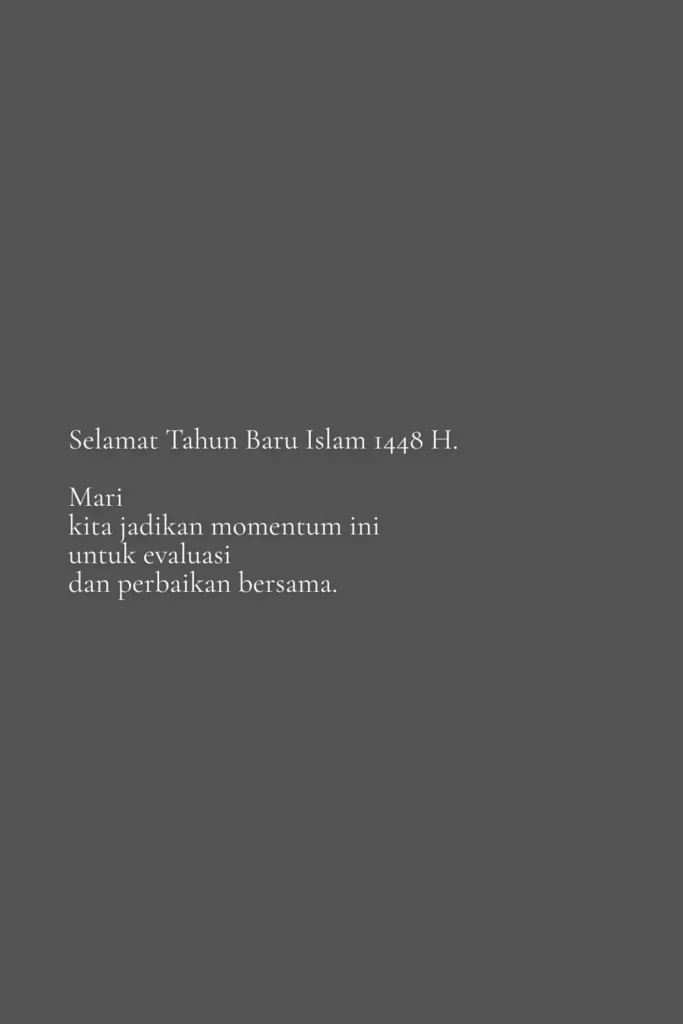 Quotes Tahun Baru Islam untuk Instansi, Sekolah, dan Kantor