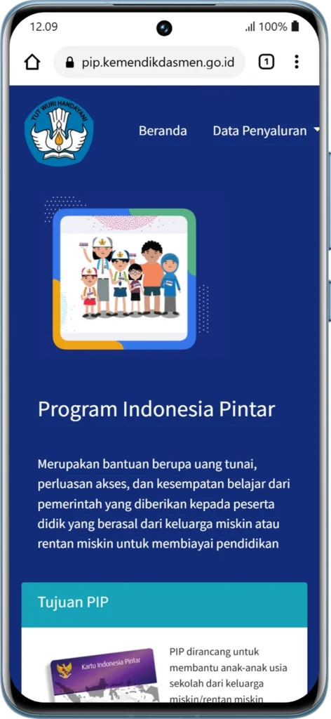 laman resmi SIPINTAR